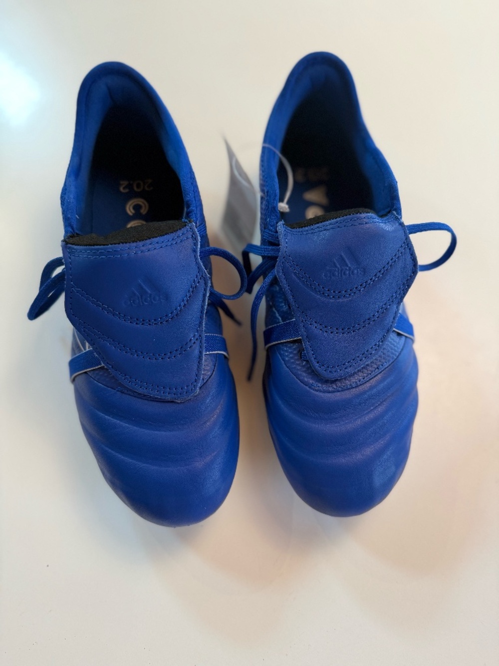 New Adidas Mens Copa Glora 20.2 FG Soccer Cleats Size 6.5 Blue Silver